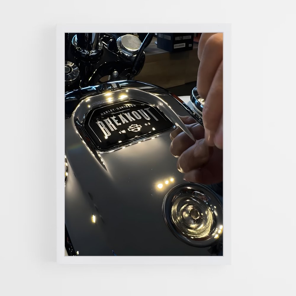 Poster L'Éclat de la Moto – affiche Harley-Davidson (vue 3)